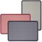 Quartet Bulletin Board, Fabric Surface, 48"x36", Gray/Graphite Frame QRT7694G - alternate 2